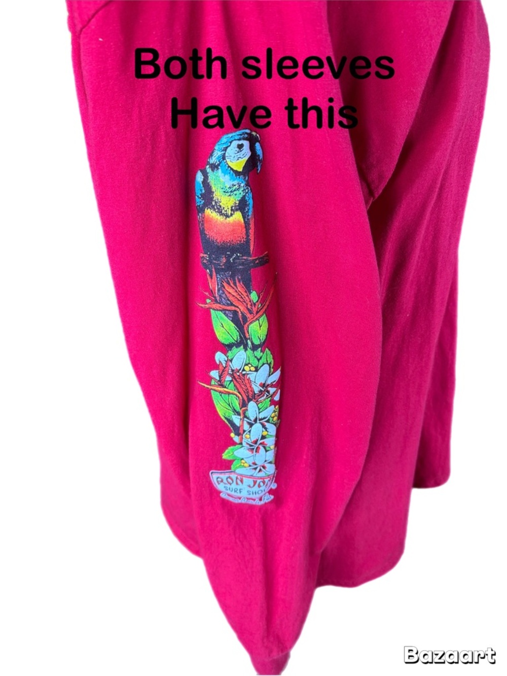 Ron Jon Red Surf Shop Graphic Long Sleeve Tee UNISEX XXL GRAPIC’s on BACK&SLEEVE - Picture 4 of 13